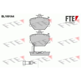 Acquista Kit pastiglie freni da FTE BL1691A4 a buon mercato per soli 25,61 €