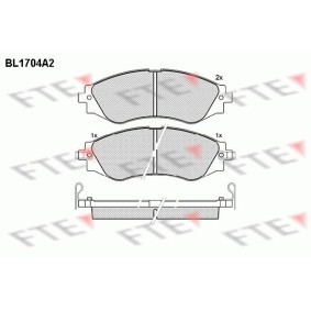 Comprar Juego de pastillas de freno de FTE BL1704A2 a bajo precio de 32,90 €