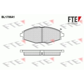 Comprar Juego de pastillas de freno de FTE BL1706A1 a bajo precio de 23,21 €