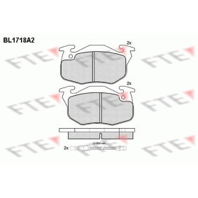 Köp Bromsbelägg av FTE BL1718A2 till det låga priset 848,46 kr