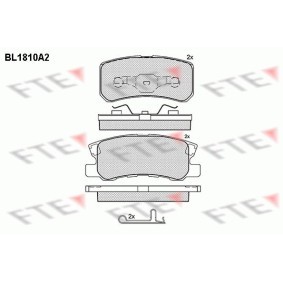 Achetez des Plaquettes de frein FTE BL1810A2 à prix pour 34,54 €