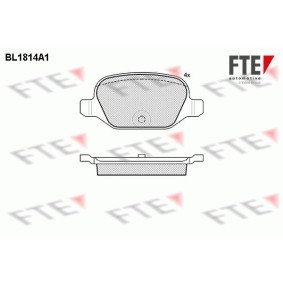Comprar Juego de pastillas de freno de FTE BL1814A1 a bajo precio de 26,61 €