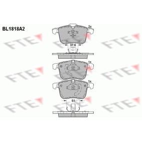 Acquista Kit pastiglie freni da FTE BL1818A2 a buon mercato per soli 49,60 €