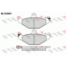 Acquista Kit pastiglie freni da FTE BL1836A1 a buon mercato per soli 176,64 €