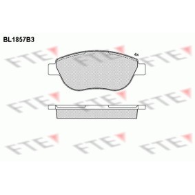 Comprar Juego de pastillas de freno de FTE BL1857B3 a bajo precio de 33,58 €