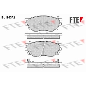 Comprar Juego de pastillas de freno de FTE BL1903A2 a bajo precio de 39,84 €