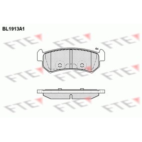 Comprar Juego de pastillas de freno de FTE BL1913A1 a bajo precio de 34,67 €