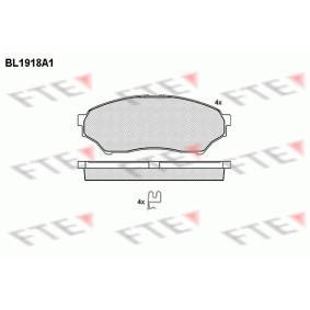 Acquista Kit pastiglie freni da FTE BL1918A1 a buon mercato per soli 31,91 €