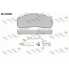 Comprar Juego de pastillas de freno de FTE BL1944A4 a bajo precio de 151,50 €
