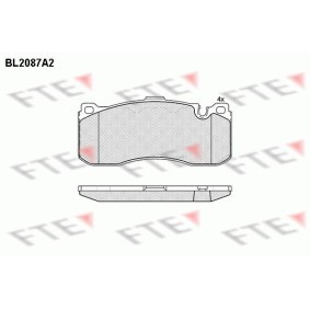 Comprar Juego de pastillas de freno de FTE BL2087A2 a bajo precio de 47,87 €