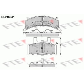 Acquista Kit pastiglie freni da FTE BL2160A1 a buon mercato per soli 37,96 €