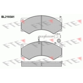 Comprar Juego de pastillas de freno de FTE BL2193A1 a bajo precio de 184,39 €