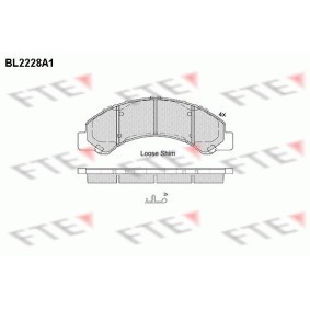 Köp Bromsbelägg av FTE BL2228A1 till det låga priset 1005,93 kr
