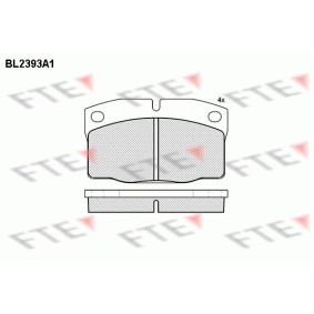 Comprar Juego de pastillas de freno de FTE BL2393A1 a bajo precio de 54,63 €