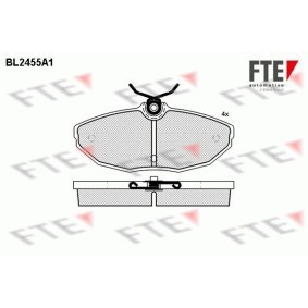 Köp Bromsbelägg av FTE BL2455A1 till det låga priset 453,89 kr