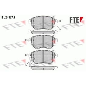 Acquista Kit pastiglie freni da FTE BL2487A1 a buon mercato per soli 66,30 €