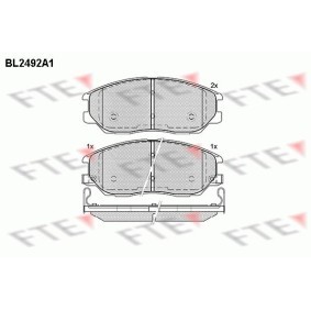 Comprar Juego de pastillas de freno de FTE BL2492A1 a bajo precio de 53,57 €