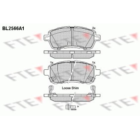 Acquista Kit pastiglie freni da FTE BL2566A1 a buon mercato per soli 33,11 €