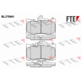 Köp Bromsbelägg av FTE BL2709A1 till det låga priset 527,94 kr