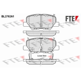 Comprar Juego de pastillas de freno de FTE BL2762A1 a bajo precio de 34,83 €