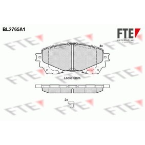 Comprar Juego de pastillas de freno de FTE BL2765A1 a bajo precio de 40,00 €