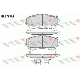 Acquista Kit pastiglie freni da FTE BL2778A1 a buon mercato per soli 204,83 €
