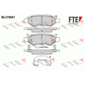 Acquista Kit pastiglie freni da FTE BL2780A1 a buon mercato per soli 47,79 €