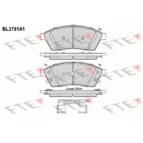 Acquista Kit pastiglie freni da FTE BL2781A1 a buon mercato per soli 59,72 €