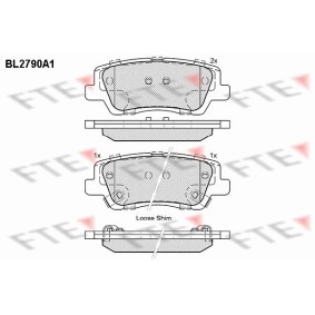 Acquista Kit pastiglie freni da FTE BL2790A1 a buon mercato per soli 43,23 €