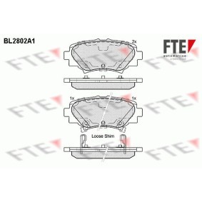 Comprar Juego de pastillas de freno de FTE BL2802A1 a bajo precio de 30,96 €