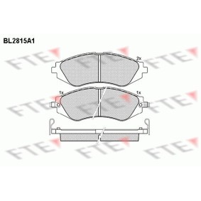 Comprar Juego de pastillas de freno de FTE BL2815A1 a bajo precio de 28,60 €