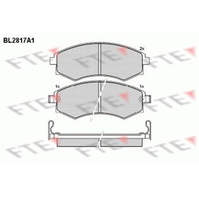 Köp Bromsbelägg av FTE BL2817A1 till det låga priset 814,93 kr
