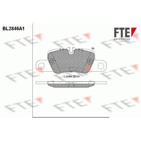 Köp Bromsbelägg av FTE BL2846A1 till det låga priset 901,46 kr