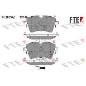Comprar Juego de pastillas de freno de FTE BL2853A1 a bajo precio de 62,77 €