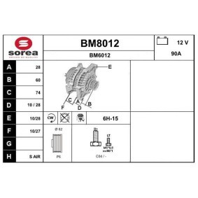 Köp Generator av SNRA BM8012 till det låga priset 3397,48 kr