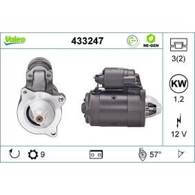 Köp Startmotor av VALEO 433247 till det låga priset 4693,26 kr
