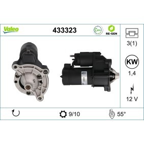 Köp Startmotor av VALEO 433323 till det låga priset 5248,41 kr