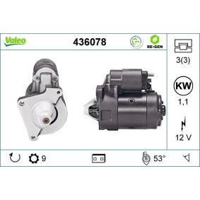 Köp Startmotor av VALEO 436078 till det låga priset 6244,27 kr
