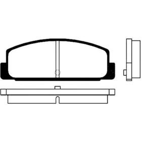 Köp Bromsbelägg av KAVO PARTS BP-4534 till det låga priset 382,22 kr