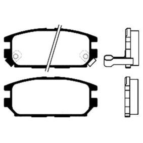 Bremsbeläge von KAVO PARTS
