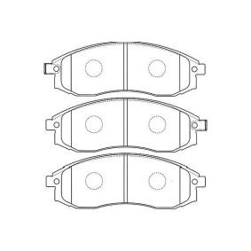 Bremsbeläge von KAVO PARTS