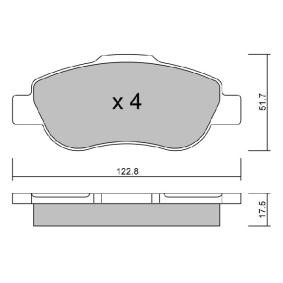 Achetez des Plaquettes de frein AISIN BPFI-1016 à prix pour 33,57 €