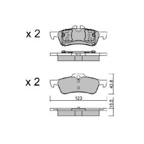 Achetez des Plaquettes de frein AISIN BPMB-2001 à prix pour 35,62 €