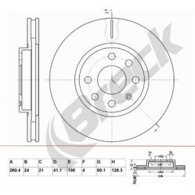 Bremsscheibe von BRECK