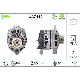 Køb Generator af VALEO 437112 til den lave pris 2693,37 DKK