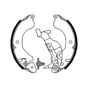 Bremsbackensatz von KAVO PARTS
