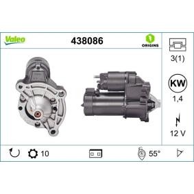 Köp Startmotor av VALEO 438086 till det låga priset 1990,05 kr