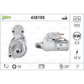Köp Startmotor av VALEO 438195 till det låga priset 7181,32 kr