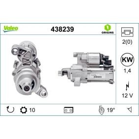 Köp Startmotor av VALEO 438239 till det låga priset 2295,58 kr