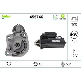 Köp Startmotor av VALEO 455746 till det låga priset 5703,49 kr